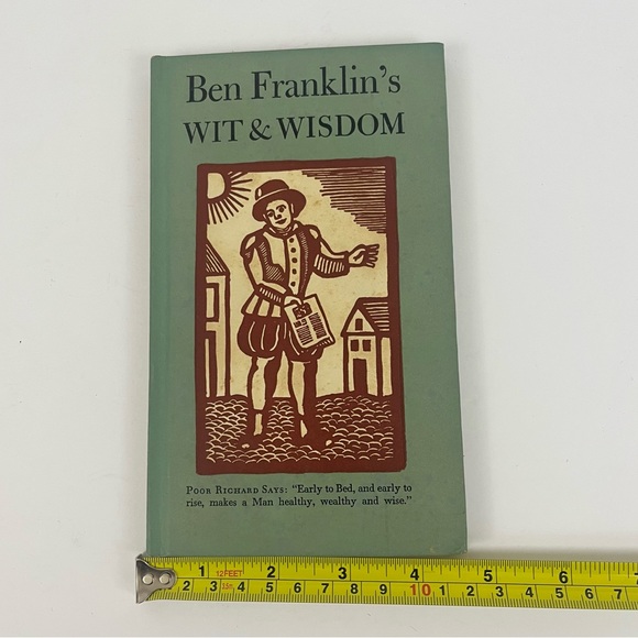 Vintage Ben Franklin’s Wit & Wisdom Undated Peter Pauper Press Mount Vernon NY - Picture 11 of 16